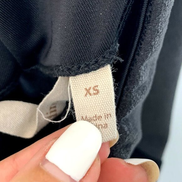 Soft Surroundings Size XS Leggings Brighton Suede Contract Stretch Pants Black - Picture 6 of 7